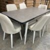 Wooden Dining Table (Grey)