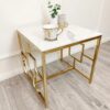 Gold Side Table