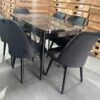 High Gloss Dining Table and Chairs