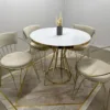 Canary-Tania Dining Set White