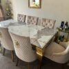 Pandora Gold Dining Set